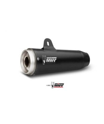 Mivv 2 Slip-On Ghibli black Moto Guzzi V7 Classic / Special 2008-16