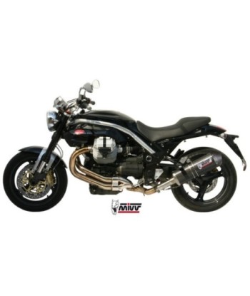Mivv Slip-On Oval carbono con tapa carbono Moto Guzzi Griso 850 / 1100 06-11 / Griso 1200 07-16