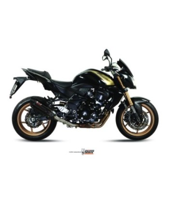 Mivv Slip-On Suono black con tapa carbono Kawasaki Z750 R 2011-14