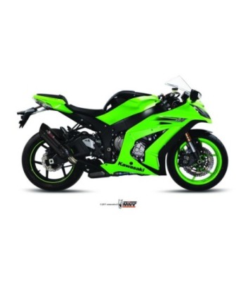 Mivv Slip-On Suono black con tapa carbono Kawasaki ZX-10 R 2011-15