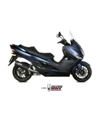Mivv Slip-On Mover black Suzuki Burgman 400 2017-20