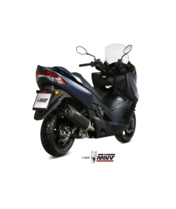Mivv Slip-On Mover black Suzuki Burgman 400 2017-20