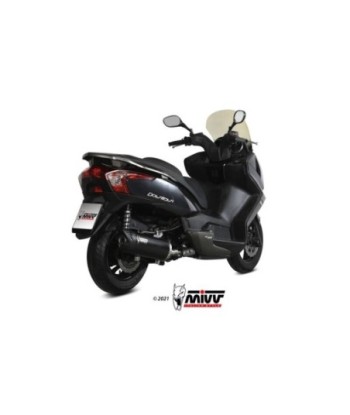 Mivv Full system 1x1 Mover black Kymco Downtown 300 2009-17