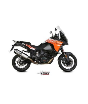Mivv Slip-On Speed edge St. Steel con tapa carbono KTM 1050/1090/1190/1290 Adventure