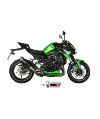 Mivv Slip-On Delta Race Black Kawasaki Z900 2020-24
