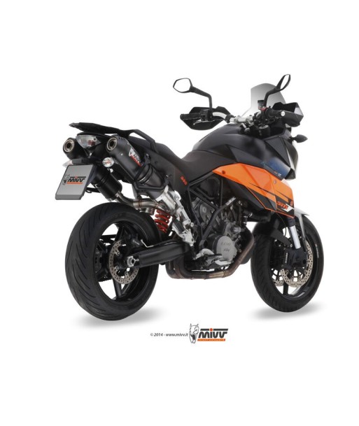 Mivv 2 Slip-On Oval carbono con tapa carbono KTM 990 Supermoto SMT 2009-13