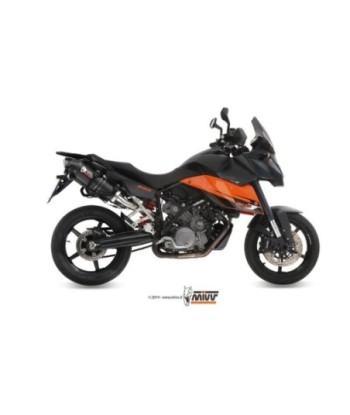 Mivv 2 Slip-On Oval carbono con tapa carbono KTM 990 Supermoto SMT 2009-13