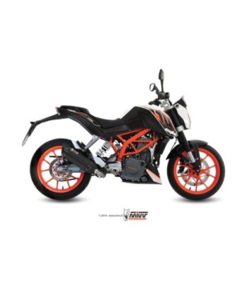 Mivv Full system 1x1 Suono black con tapa carbono KTM 390 Duke 2013-16