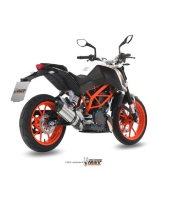 Mivv Full system 1x1 Suono St. Steel con tapa carbono KTM 390 Duke 2013-16