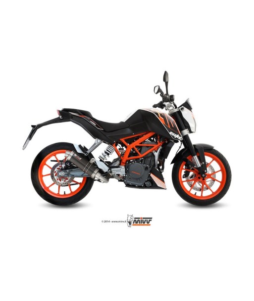 Mivv Full system 1x1 GP carbon KTM 390 Duke 2013-16
