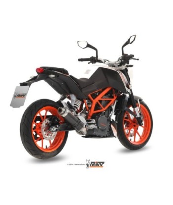 Mivv Full system 1x1 GP carbon KTM 390 Duke 2013-16