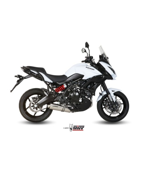 Mivv Full system 2x1 Oval St. Steel Kawasaki Versys 650 2015-20