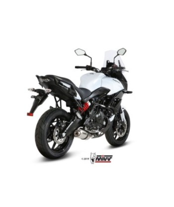 Mivv Full system 2x1 Oval St. Steel Kawasaki Versys 650 2015-20
