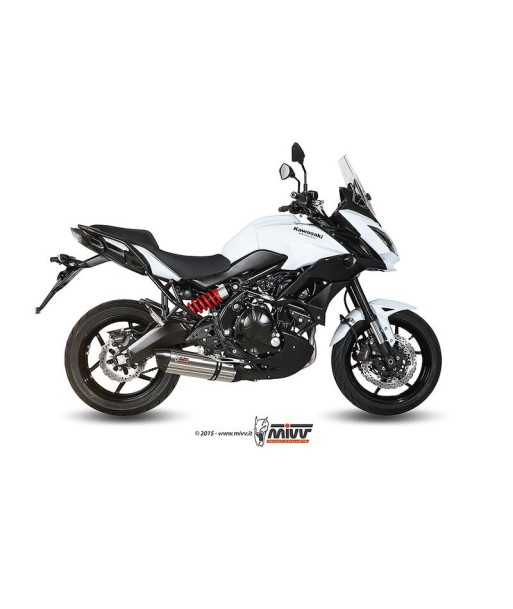 Mivv Full system 2x1 Suono St. Steel con tapa carbono Kawasaki Versys 650 2015-22