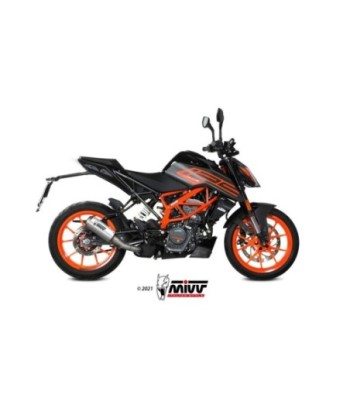 Mivv Slip-On Mk3 St. Steel KTM 125 Duke 2021-25