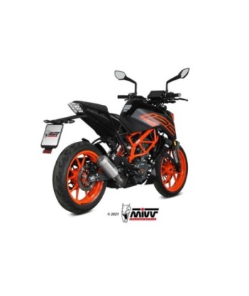 Mivv Slip-On Mk3 St. Steel KTM 125 Duke 2021-25