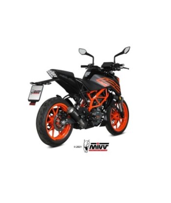 Mivv Slip-On Mk3 Black KTM 125 Duke/390 Duke 2021-25