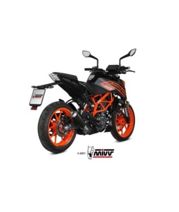 Mivv Slip-On X-M1 Black KTM 125 Duke 21-25
