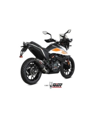 Mivv Slip-On Oval carbono con tapa carbono KTM 390 Adventure 2020-24