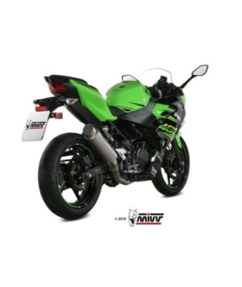 Mivv Tubo no kat (compatible con Silencioso Mivv y Original) Kawasaki Ninja 400 2018-20/Z400 2019-20