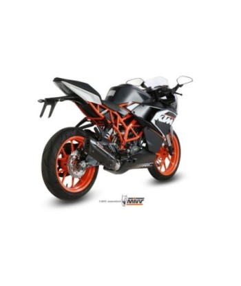 Mivv Full system 1x1 Suono black con tapa carbono KTM RC 125 2014-16