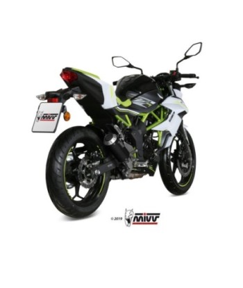 Mivv Slip-On Mk3 Black Kawasaki Ninja 125 / Z125 2019-24