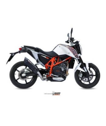 Mivv Slip-On Suono black con tapa carbono KTM 690 Duke 2012-18