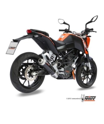 Mivv Full system 1x1 GP black KTM 125 Duke 2011-16 / 200 Duke 2012-14
