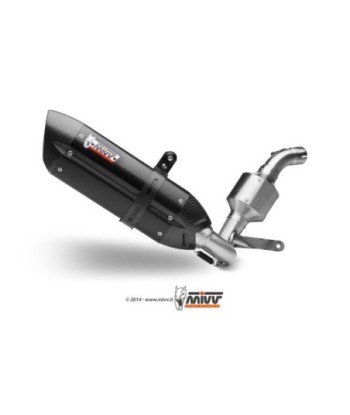 Mivv Full system 1x1 Suono black con tapa carbono KTM 125 Duke 2011-16 / 200 Duke 2012-14
