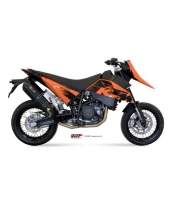Mivv 2 Bolt-On Suono black con tapa carbono KTM 690 SM 2007-12