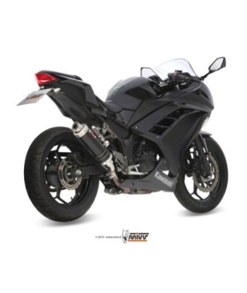 Mivv Slip-On GP black Kawasaki Ninja 300 2013-16 / Z300 2015-16