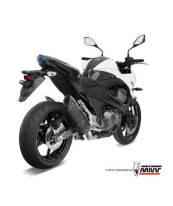 Mivv Slip-On Suono black con tapa carbono Kawasaki Z800 E 2013-16