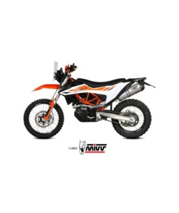 Mivv Slip-On Oval Titan con tapa carbono KTM 690 SMC R 2020-24