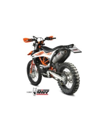 Mivv Slip-On Oval Titan con tapa carbono KTM 690 SMC R 2020-24