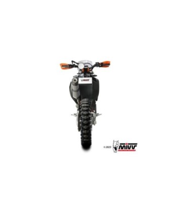 Mivv Slip-On Oval Titan con tapa carbono KTM 690 SMC R 2020-24