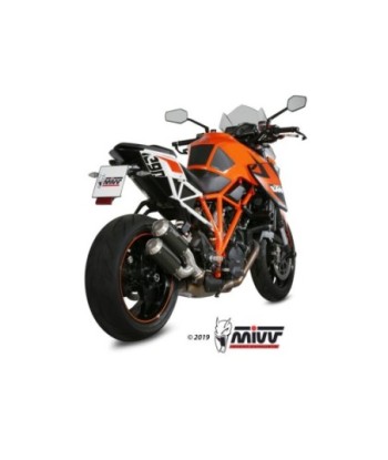 Mivv 2 Slip-On Mk3 carbono KTM 1290 Superduke 2014-19