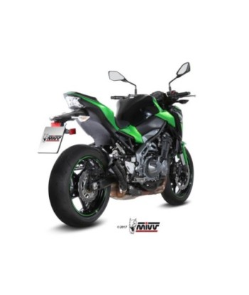 Mivv Slip-On Double Gun Black Kawasaki Z900 2017-19 / Z900 A2 (35 KW / 70 KW) 2017-26