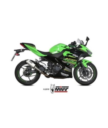 Mivv Slip-On Mk3 St. Steel Kawasaki Ninja 400 2018-23 / Z400 2019-23