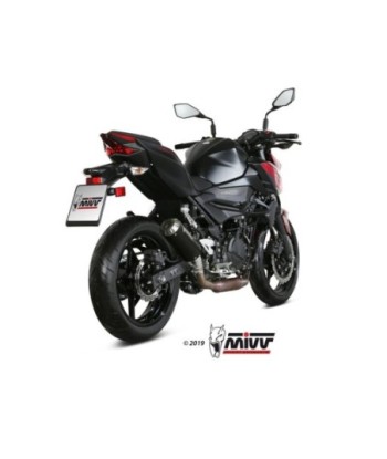 Mivv Slip-On Mk3 Black Kawasaki Ninja 400 2018-23 / Z400 2019-23