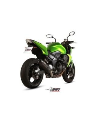 Mivv Slip-On Suono black con tapa carbono Kawasaki Z750 2007-14