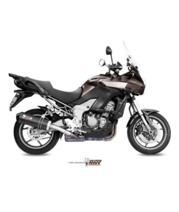 Mivv Slip-On Oval carbono con tapa carbono Kawasaki Versys 1000 2012-14
