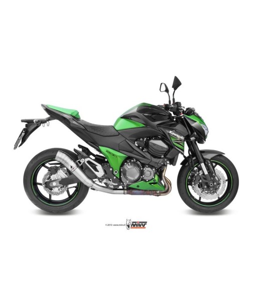 Mivv Slip-On Ghibli St. Steel Kawasaki Z800 2013-16