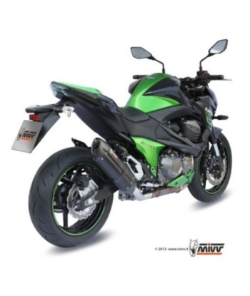 Mivv Slip-On Suono black con tapa carbono Kawasaki Z800 2013-16