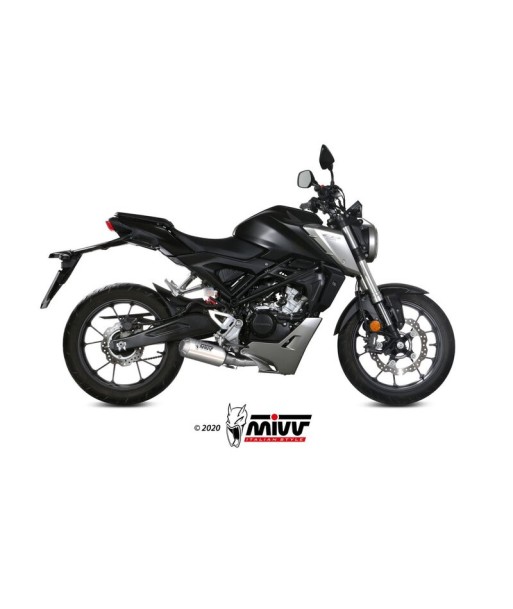 Mivv Full system 1x1 MK3 St. Steel Honda CB 125 R 2018-20