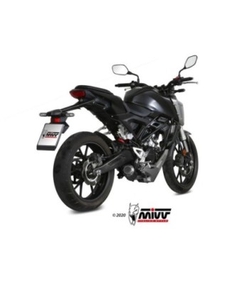 Mivv Full system 1x1 MK3 black Honda CB 125 R 2018-20