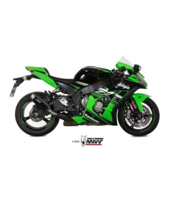 Mivv Slip-On GP Pro Black Kawasaki ZX-10 R / RR / SE 2016-25