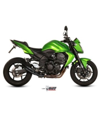 Mivv Slip-On Double Gun black Kawasaki Z750 2007-14