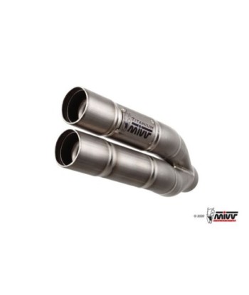 Mivv Slip-On Double Gun Full titanium Kawasaki Z750 2007-14