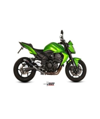 Mivv Slip-On GP black Kawasaki Z750 2007-14