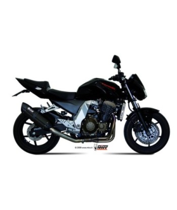 Mivv Slip-On Suono black con tapa carbono Kawasaki Z750 2004-06